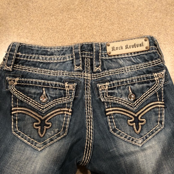 Rock Revival Denim - Rock Revival size 25 Elaina Easy Boot denim jeans